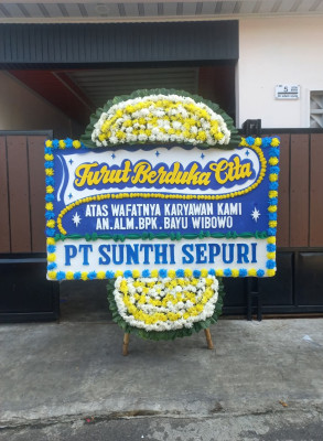 Papan Bunga Duka di Magelang